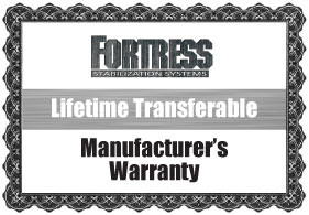 Fortress Stabilization LIFETIME Warranty