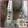 Block Re-build - Basement Walkout